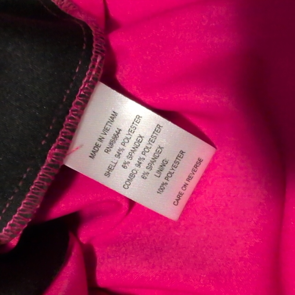 GLAMOUR women's Pink/Black dress. - Picture 8 of 9